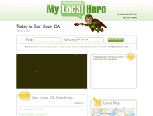 Tablet Screenshot of mylocalhero.com